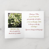 素敵&スペシャル、お母さん、母の日のカード 箔グリーティングカード (内側レイダウン)