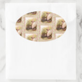 素敵 – フェアリー・エンジェル 楕円形シール (バッグ)