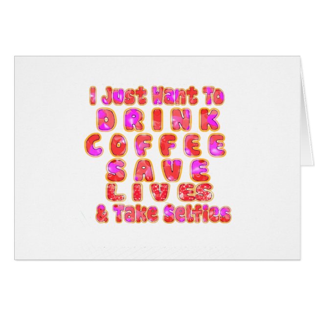 素敵 素敵とにかく コーヒーを飲んで命を救いたい (正面横)