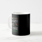 素晴いけならしい労働と配達ナースクリスマス李 コーヒーマグカップ (正面左)
