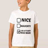 素晴いけならしい試みが行われた Tシャツ (正面)