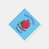 素晴おもしろいらしいフライドバードマンガのナプキン スタンダードカクテルナプキン (角)