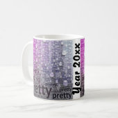 素晴かわいらしらしい1年マグ コーヒーマグカップ (正面左)