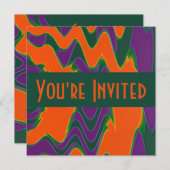 素晴しいオレンジpuple 招待状 (正面/裏面)