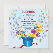 素晴しいギフト用の箱の招待状 招待状 (正面)