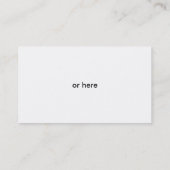 素晴しいヒッピースタイルのヤシの木のピンク 名刺 (裏面)