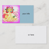 素晴しいヒッピースタイルのヤシの木の名刺 名刺 (正面/裏面)