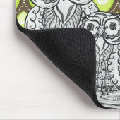 素晴しいフクロウのマウスパッド マウスパッド (コーナー)