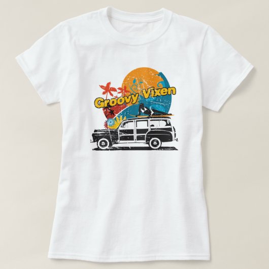 素晴しい口やかましい女Woodie T Tシャツ (デザイン正面)