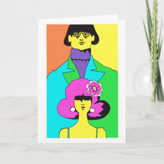 素晴しい女性へのハッピーバースデー カード (正面)