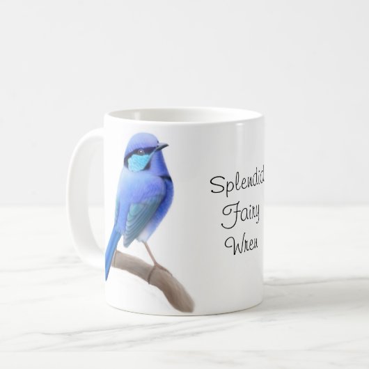 素晴しい妖精のミソサザイのマグ コーヒーマグカップ (正面左)