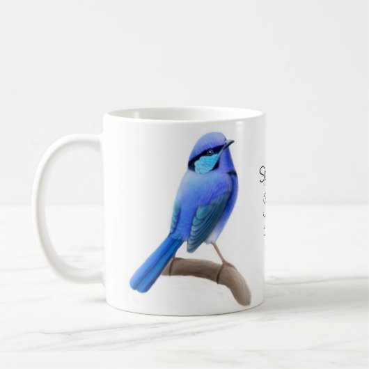 素晴しい妖精のミソサザイのマグ コーヒーマグカップ (左)