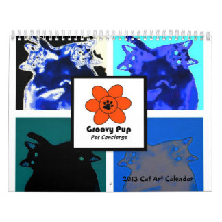 素晴しい子犬2013年の猫の芸術のカレンダー カレンダー