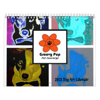 素晴しい子犬2013犬の芸術のカレンダー カレンダー