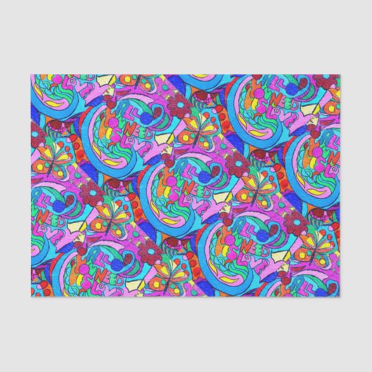 素晴しい平和および愛 薄葉紙 (正面)