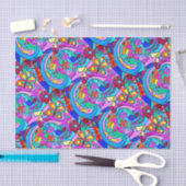 素晴しい平和および愛 薄葉紙 (クラフト)