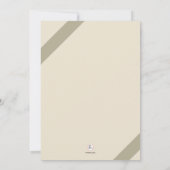 素晴しい弓招待状 招待状 (裏面)