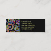 素晴しい渦巻の~の名刺/テレホンカード スキニー名刺 (裏面)