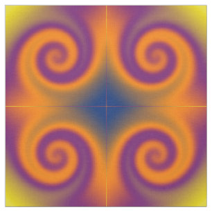 素晴しい紫色のオレンジ ファブリック