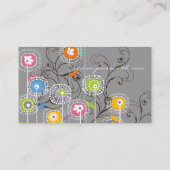 素晴しい花園のかわいくお洒落な名刺 名刺 (裏面)