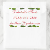 素晴しい食糧 長方形シール (バッグ)