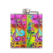 素晴しくサイケデリックな魔法のきのこのフラスコ フラスク (裏面)