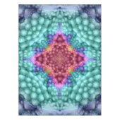 素晴しく青くカラフルな綿のテーブルクロス テーブルクロス (正面)