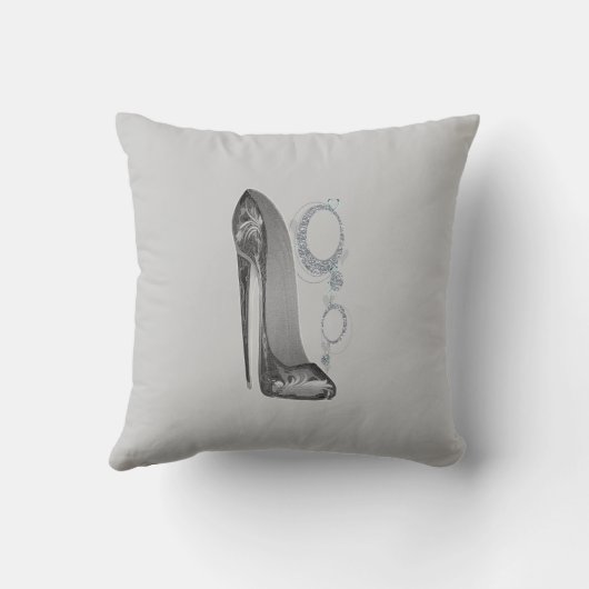 素晴しく黒い小剣および輝きのきらきら光るな枕 クッション (裏面)