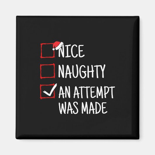 素晴らいけなしい試みがクリスマスおもしろいに1 マグネット (正面)