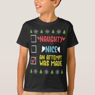 素晴らいけなしい試みがクリスマスPにおもしろいなされた Tシャツ