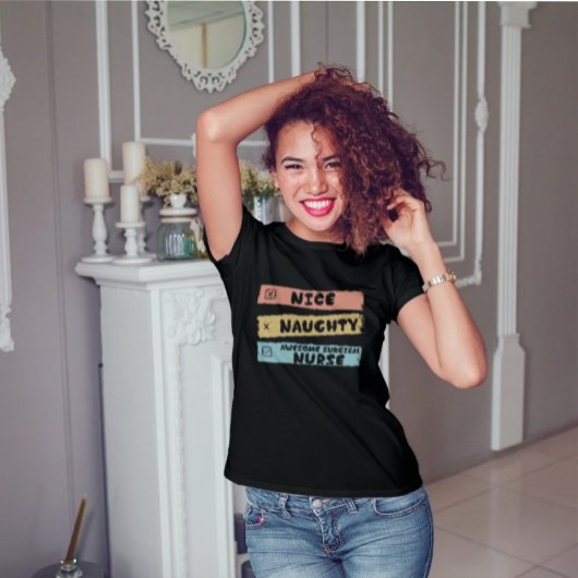 素晴らいけなな外素晴らし科ナース Tシャツ