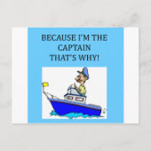 素晴らおもしろいしいキャプテンのジョーク ポストカード (正面)