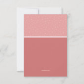 素晴らしありがとう 招待状 (裏面)