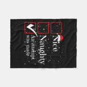 素晴らしいいけな試みがクリスマスリストに作られた3 フリースブランケット (正面(横))