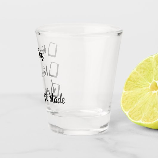 素晴らしいいけな試みがショットグラスを作った ショットグラス (右)