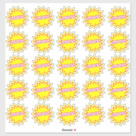 素晴らしいおもしろいかわいい先生報酬コメントシール シール