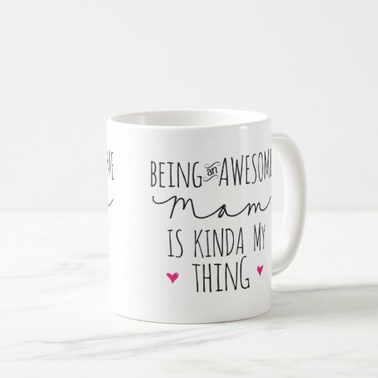 素晴らしいお母さんちょっと私の事のマグですであることは コーヒーマグカップ (正面右)