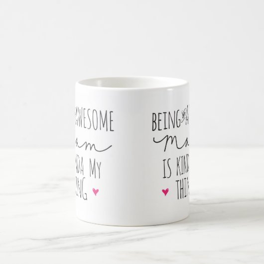 素晴らしいお母さんちょっと私の事のマグですであることは コーヒーマグカップ (中央)