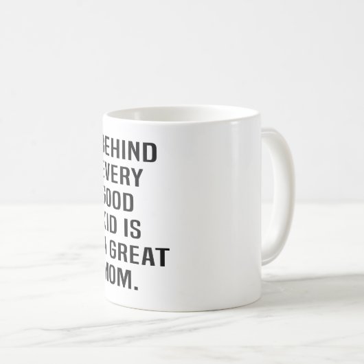 素晴らしいお母さんのマグの母の日のギフトのアイディア コーヒーマグカップ (正面右)