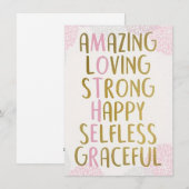 素晴らしいお母さん シーズンカード (正面/裏面)