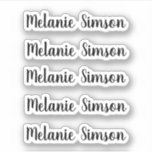 素晴らしいお洒落スクリプパーソナライズされたト名 シール<br><div class="desc">素晴お洒落らしいスパーソナライズされたクリプト名ステッカー</div>