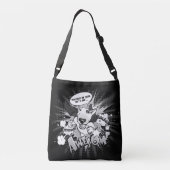 "素晴らしいかわいいブルテリアのバッグ" クロスボディバッグ (裏面)