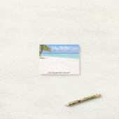 素晴らしいがあるために忘れないで下さい! ポスト・イットを浜に引き上げて下さい ポストイット (デスク上)