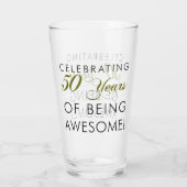 素晴らしいがある50年を祝います タンブラーグラス (裏面)
