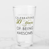 素晴らしいがある50年を祝います タンブラーグラス (正面)