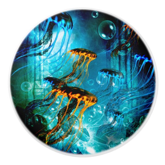 素晴らしいくらげ セラミックノブ (正面)