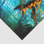 素晴らしいくらげ、水中世界 薄葉紙 (詳細)