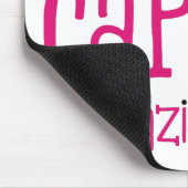 素晴らしいことができる前向き引用文ホワイト マウスパッド (コーナー)