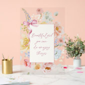 素晴らしいことができる美しい少女 アクリルサイン (ウェディング)