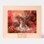 素晴らしいことができる美しい少女 レーザー彫刻フレーム